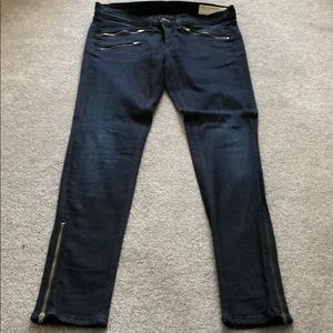 rag & bone jeans with zippers